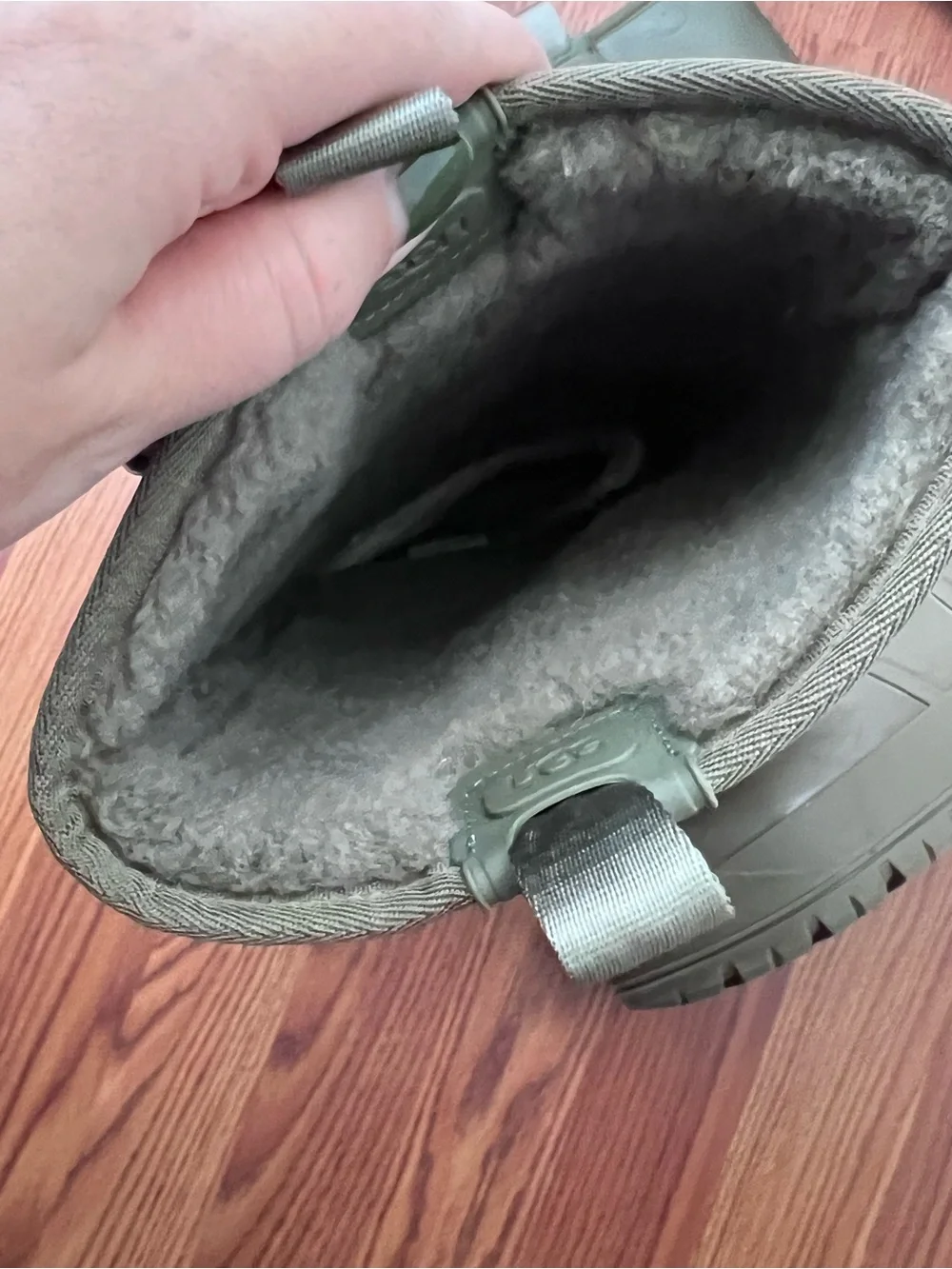UGG Raincloud Tall Waterproof Rain Boot in Burnt Olive